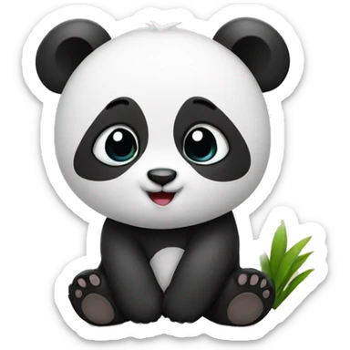 cute panda  sticker