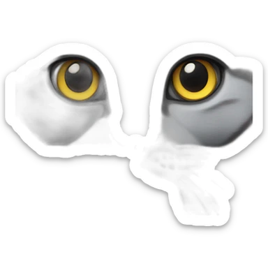 grey british shorthair cat sticker