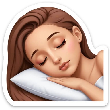Ariana Grande sleeping sticker