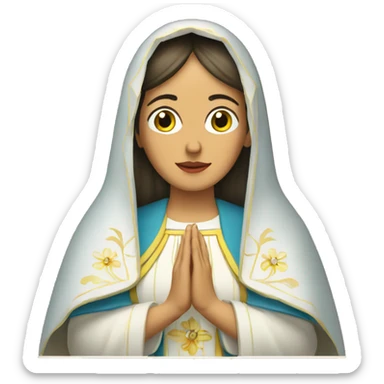 La Virgen Maria deportista sticker