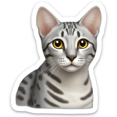 Egyptian Mau cat sticker