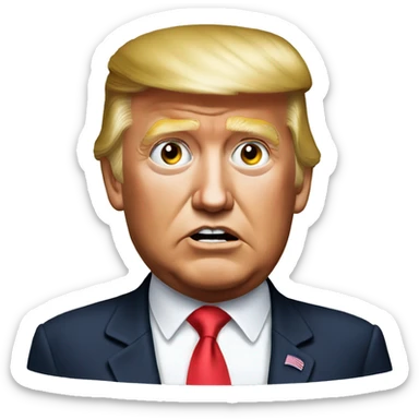 Trump after a loss sticker