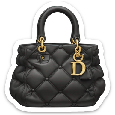 dior bag sticker