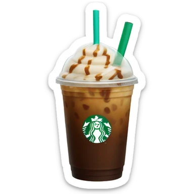 Starbucks iced coffee  sticker