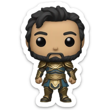Funko pop Naryu Virian from tes online sticker