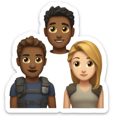 skye and rubble and chase and ryder sticker