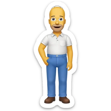 Homer Simpson sticker