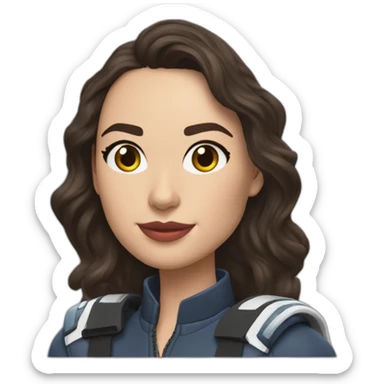 Gal Gadot pilota de kart sticker