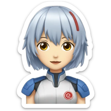 Rei ayanami sticker