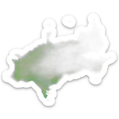 map of highlighted central and eastern europe sticker