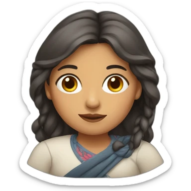 chilena woman sticker