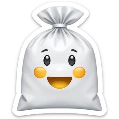 hygienic bag sticker