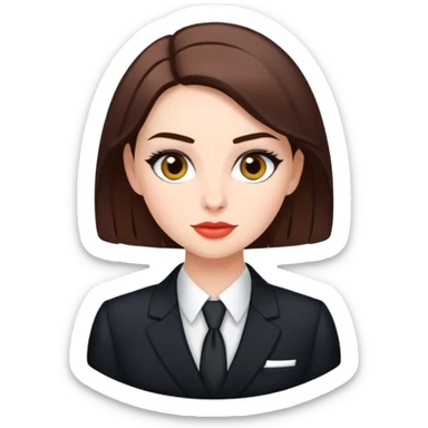 Sophie raine in a formal suit  sticker
