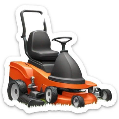 Rainbow Lawn mower sticker
