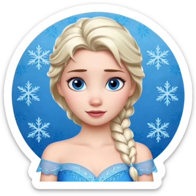 elsa frozen disney sticker