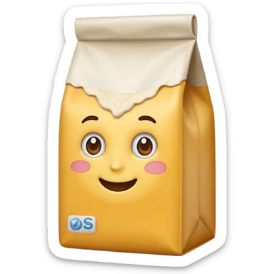 flour package sticker