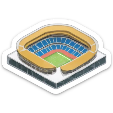 sports coliseum sticker