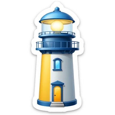 Podrias generarme un emoji de un faro sticker