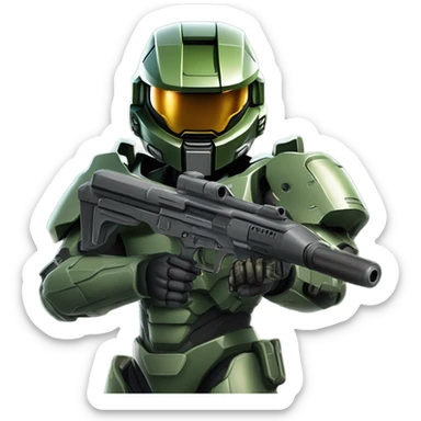 master chief sniper sticker
