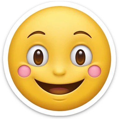 make a funny cool and nice, happy emoji  sticker