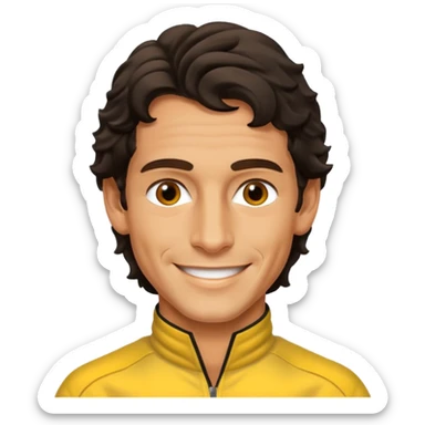 Ayrton senna sticker