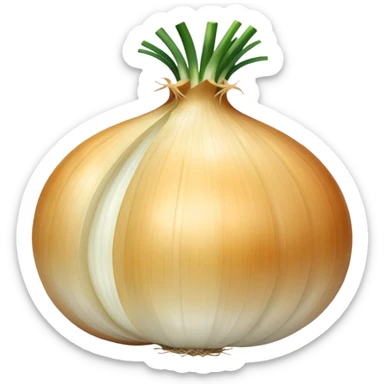white onion sticker
