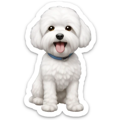 Bichon maltés  sticker