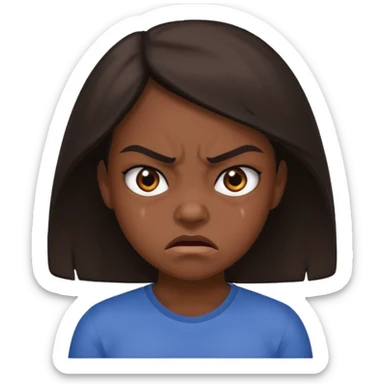 Angry girls  sticker