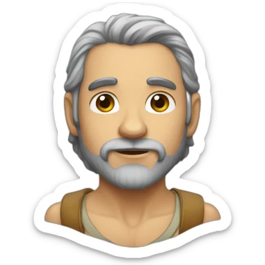 leon antropomorfisado sticker