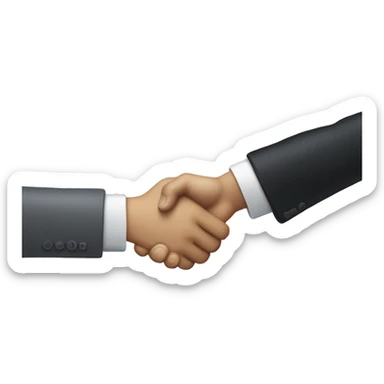 elon musk handshaking mark zuccerburg sticker