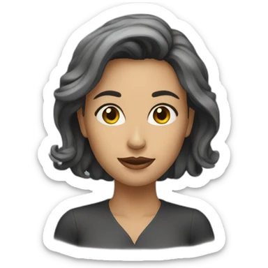 woman-editor sticker