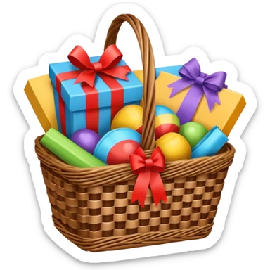 Return gift hamper sticker