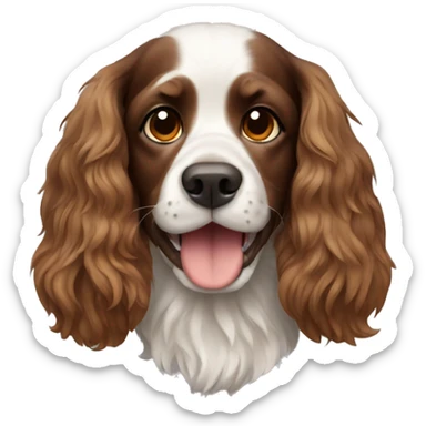 Dog spaniel sticker