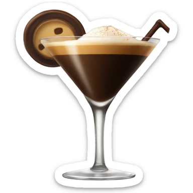 espresso martini cocktail coffee sticker