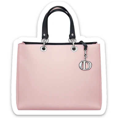 Light Pink shopping bags Dior  sticker
