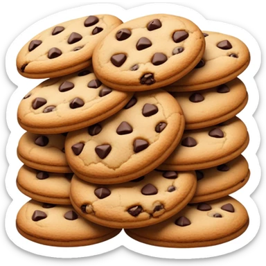 Pile of cookies sticker