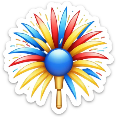 new year fireworks 2026 sticker