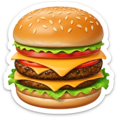 burger sticker