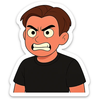 Make the t-shirt color exactly the same black on all figures uniformly with a transparent background. sticker