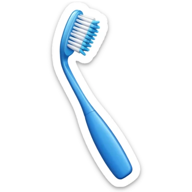 blue Toothbrush sticker