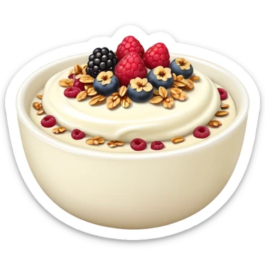protein yogurt bowl sticker