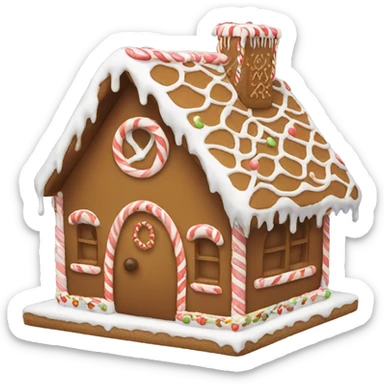 Gingerbread house sticker
