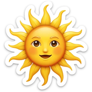 Sun sticker