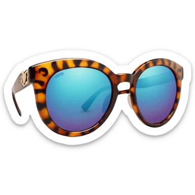 tortuous shell sunglasses sticker