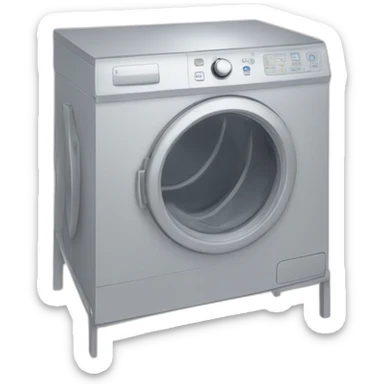 folding Clothes dryer sticker