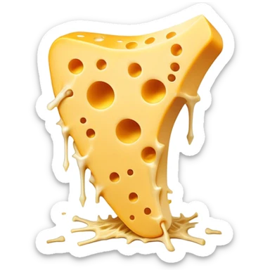 Glowing shredded cheese floating near a femur bone that has a magical golden light at its healing point. An ethereal K2 vitamin symbol pulses between them, channeling healing energy from the cheese to strengthen and repair the bone structure. sticker