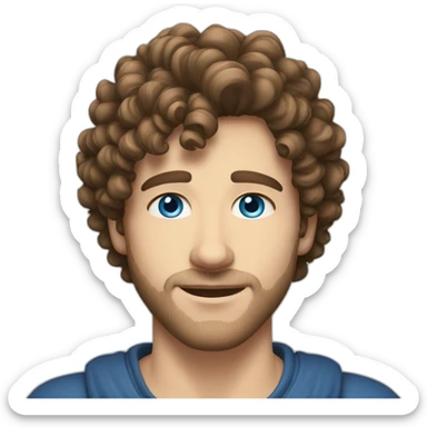 a-sexy-gay-guy-with-curly-brown-hair,-white-skin-and-blue-eyes sticker