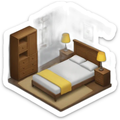 room with a loft sticker