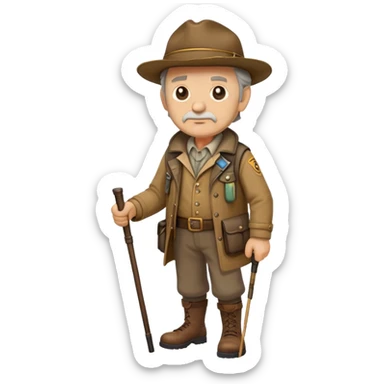 Charles Muntz villain explorer from Up sticker