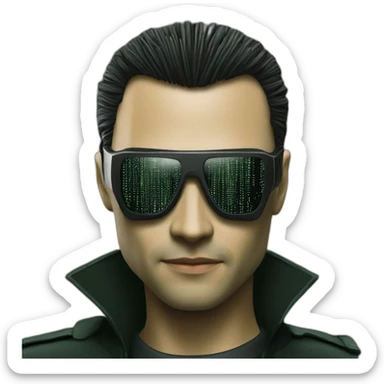 Enter the matrix sticker